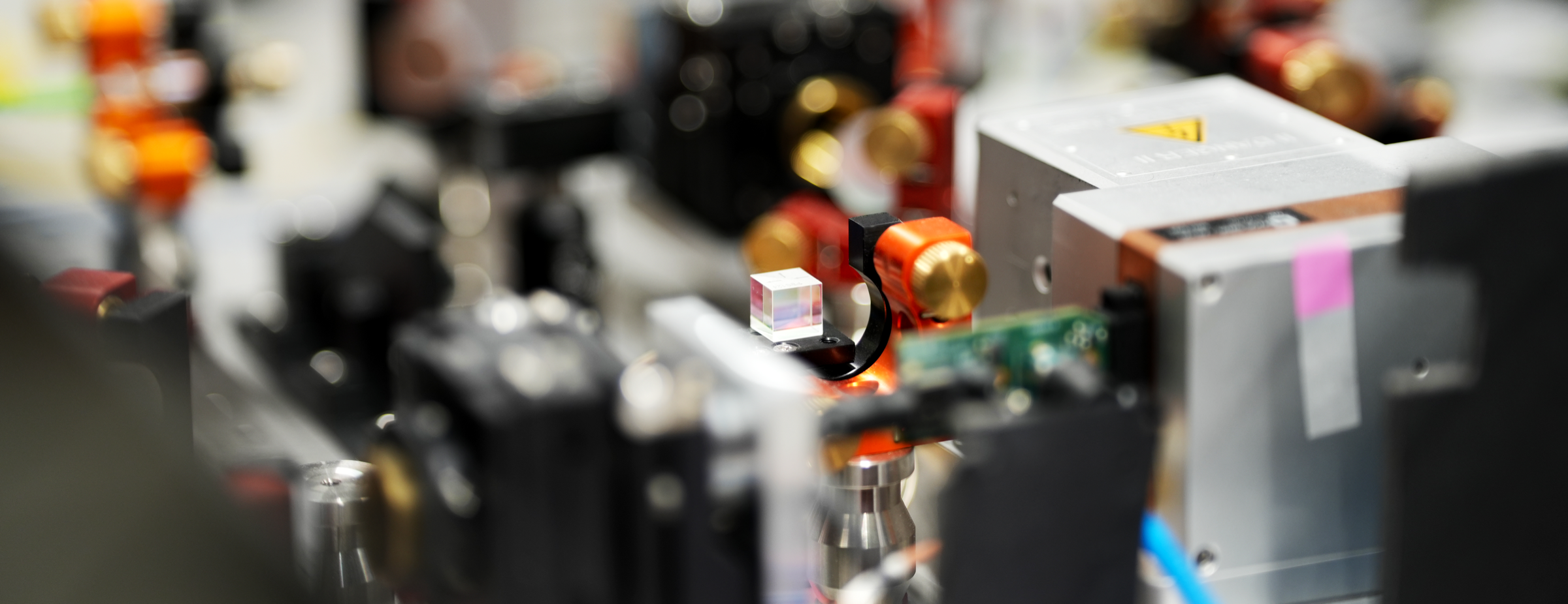 Optical hardware in an AQLS quantum-technology laboratory